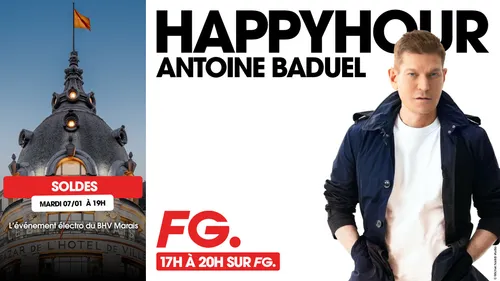 Focus sur les soldes en musique, ce soir dans l'Happy Hour FG !