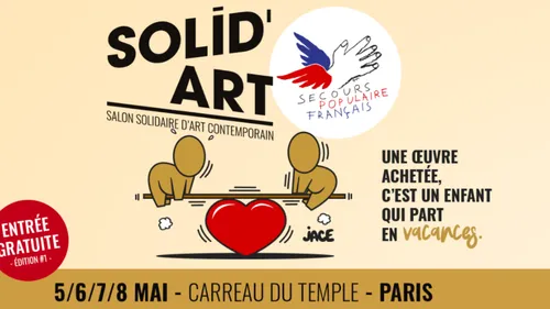 Solid’Art, le salon solidaire s’installe à Paris du 5 au 8 mai
