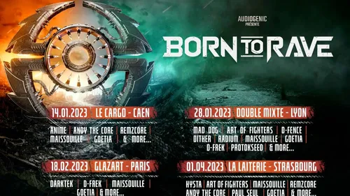 Tournée Born To Rave 2023