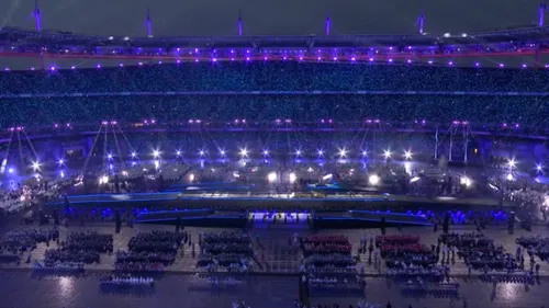 L'électro championne de la cérémonie de clôture des jeux...