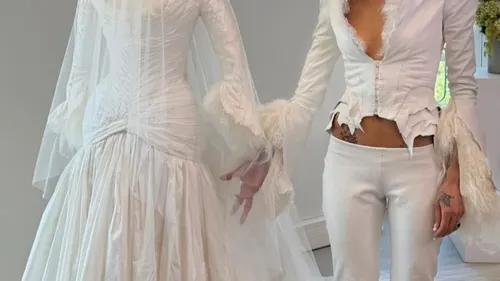 FG CHIC : Non, la mariée n'était pas en noir : Gabbriette a choisi...