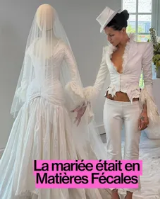 FG CHIC : Non, la mariée n'était pas en noir : Gabbriette a choisi...