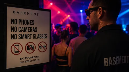 Après les téléphones, va-t-on bannir les lunettes des clubs ?!