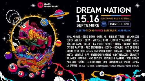 Le line-up musclé des 10 ans du festival Dream Nation enfin dévoilé !