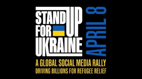 Stand up for Ukraine : les stars du monde entier se mobilisent