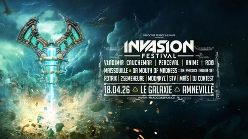 GAGNE TES PLACES POUR INVASION FESTIVAL GALAXIE À AMNEVILLE !