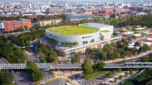 l'Adidas Arena, la future salle géante de la capitale