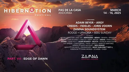 Hibernation Festival  en Andorre  (14-16 mars 2025)