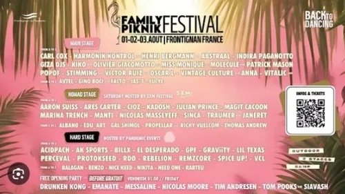 Family Piknik 1 au 3 août à Frontignan