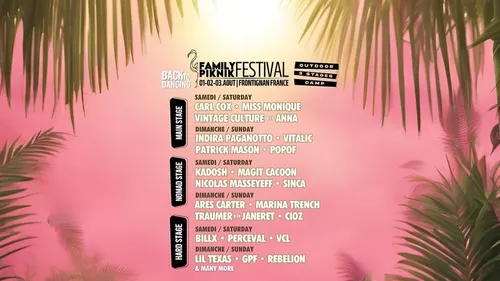 Family Piknik (1 au 3 août)