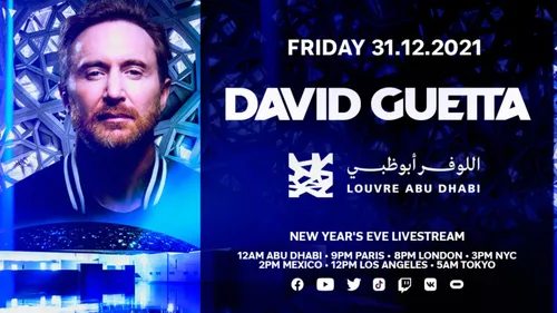 Revivez le show de David Guetta devant le Louvre d'Abu Dhabi ! (vidéo)