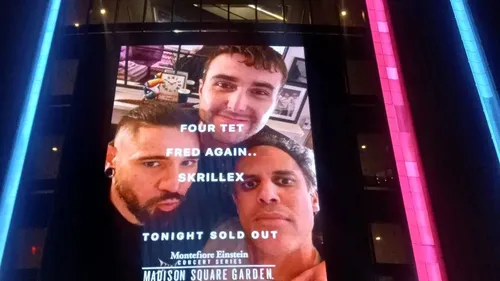 Fred Again, Skrillex et Four Tet : concert de folie à New York !