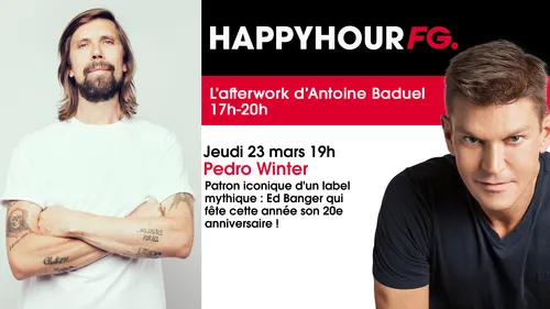 Pedro Winter invité star de l'Happy Hour !