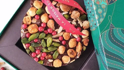 Un sculpture en chocolat pour Noël, ça vous tente ? 