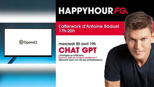 Chat GPT invité d'Antoine Baduel ce soir !