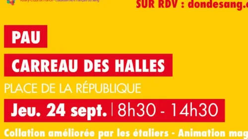 Pau : Le retour de Mon sang pour les autres jeudi 24 septembre de...