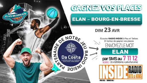 LISTE DES GAGNANTS : ELAN BEARNAIS VS BOURG EN BRESSE