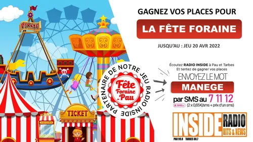 Gagnez vos places pour la Fête Foraine de Pau !