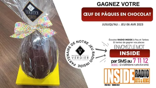 LISTE DES GAGNANTS : OEUF DE PÂQUES EN CHOCOLAT  À GAGNER AVEC LA...