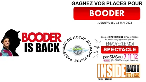 LISTE DES GAGNANTS : Booder au zénith de pau 