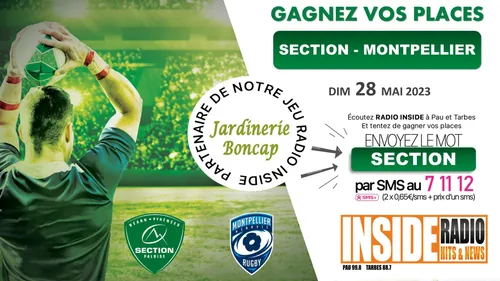 LISTE DES GAGNANTS : SECTION VS MONTPELLIER 