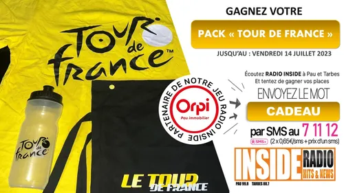 LISTE DE LA/LE GAGNANT(E) : PACK TOUR DE FRANCE 2023