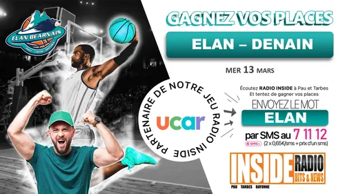 LISTE DES GAGNANT(E)S : ELAN BEARNAIS VS DENAIN !