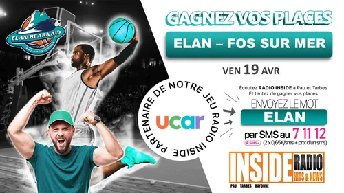 Liste des gagnant(e)s : Elan Béarnais VS Fos-sur-Mer !