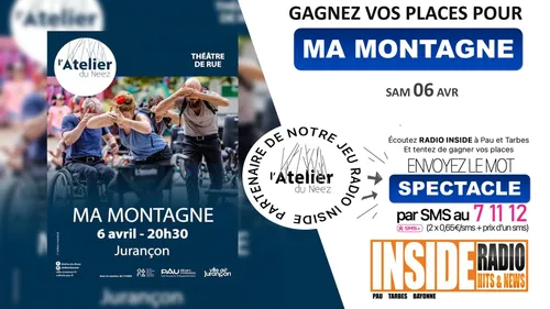 LISTE DU/LA GAGNANT(E) : Le spectacle "Ma Montagne" à l'Atelier du...