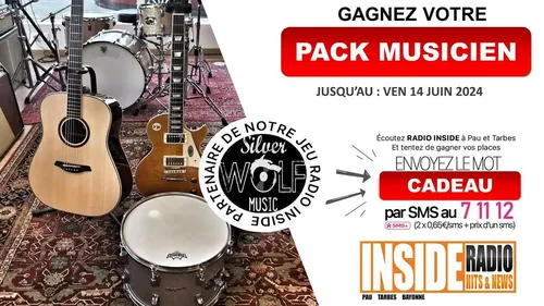 Gagnant(e) : Pack musicien avec Silver Wolf Music !