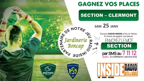 Liste des gagnants(s) : Section VS Clermont 