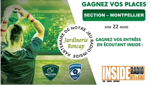 Liste des gagnant(e)s : Section VS Montpellier ! 