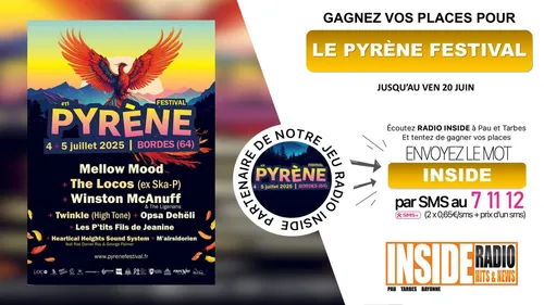 Liste des gagnant(e)s : Pyrene Festival 2025 ! 