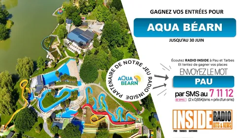 Liste des gagnants : Les entrées à Aqua Béarn à Goès ! 