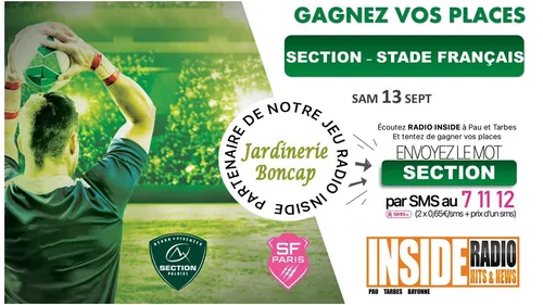 Liste des gagnant(e)s : Section VS Stade Francais ! 