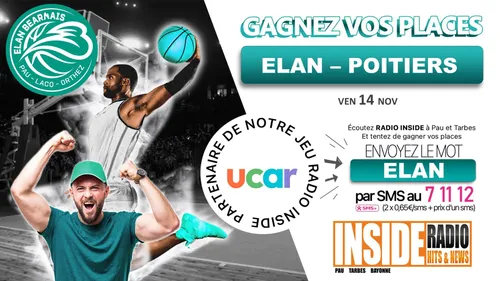 Liste des gagnant(e)s : Elan Béarnais VS Poitiers ! 