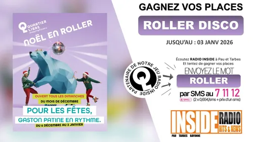 Gagnez vos places de Roller Disco sur Inside ! 
