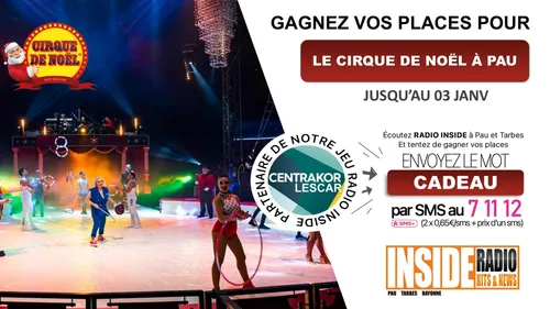 Gagnez vos invitations pour le Cirque de Noël à Pau ! 