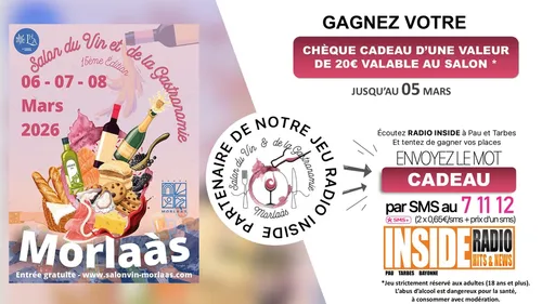 Liste des gagnant(e)s : Bon d'achat d'une valeur de 20€ valable au...