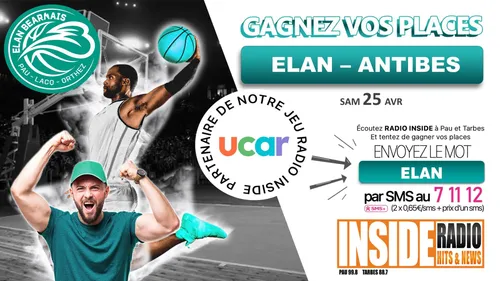 Liste des gagnant(e)s : Elan Béarnais VS Antibes ! 