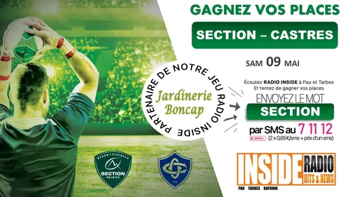 Gagnez vos invitations pour Section VS Castres ! 