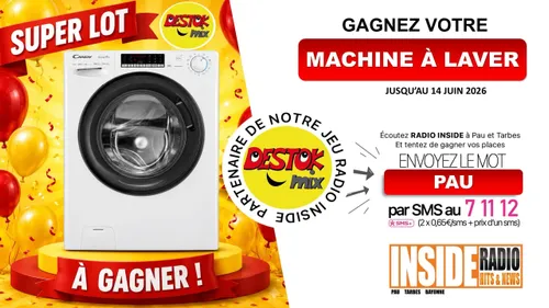 GAGNANT(E) : MACHINE A LAVER A GAGNER AVEC DESTOKMIX ! 