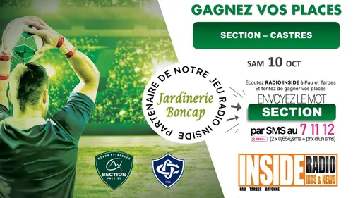 Gagnant(e) : Section VS Castres !