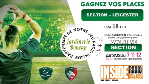 Gagnez vos invitations pour la Section Paloise ! 
