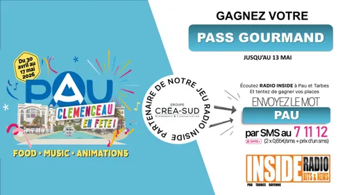 Gagnez votre pass gourmand à l'occasion de Clémenceau en Fête ! 