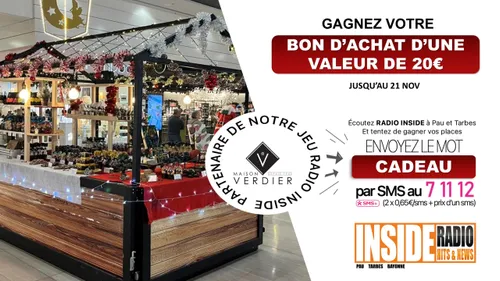 Gagnez votre chèque cadeau d'une valeur de 20€ avec Maison Verdier !