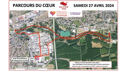 Tarbes : Parcours du Coeur 