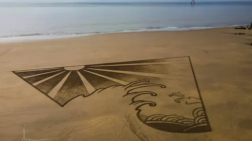 Plouhinec: l'artiste JBen sur la plage du Magouëro les 16 et 17 mars