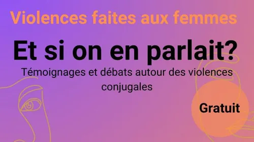 Violences conjugales : une soirée de prévention et de témoignages à...