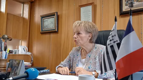 Christine Le Strat " fier de cette ville de Pontivy" 